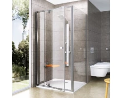 [334499] Душевой уголок Ravak Pivot PDOP2+PPS, 120 х 90 см, профиль сатин, витраж транспарент, 03GG0U00Z1/90G70U00Z1 +96210 ₽