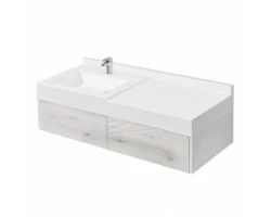 [334677] Тумба под раковину Акватон Сакура 120, 1A219701SKW80, белый глянцевый/ольха наварра +23190 ₽