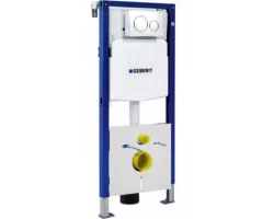 [334709] Инсталляция Geberit 111.300.00.5 Duofix UP320 для унитаза в комплекте с клавишей Geberit Sigma 115.882.KJ.1, крепежом,  +43549 ₽