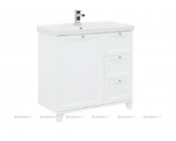 [336136] Тумба под раковину Aquanet Амели 90 00241672 (3 ящика, 1 дверца), белый +22300 ₽