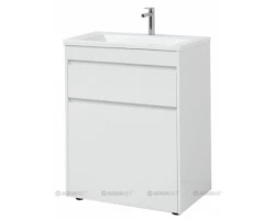 [336186] Тумба под раковину Aquanet Токио 68 00239291 (напольная, 1 ящик), цвет белый +26077 ₽