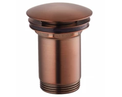 [340071] Донный клапан Omnires A706ORB для раковины, клик-клак, универсальный, состаренная бронза +5313 ₽