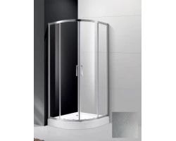 [351245] Душевой уголок Cezares Molveno-R-2-80-P-Cr, 80 x 80 x 190 см, стекло текстурное Punto, хром +34100 ₽