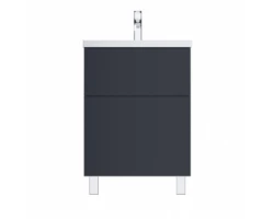 [360772] Тумба под раковину Am.Pm Gem M90FSX07522GM32, напольная, 75 см, 2 ящика push-to-open, графит матовый +22390 ₽
