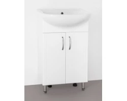 [373515] Тумба под раковину Style Line Эко Стандарт №9 Ладога 50 ЛС-00000492, 50 см, напольная, белая +8366 ₽