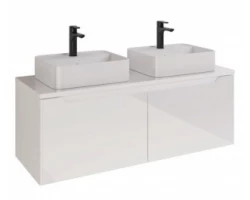 [391503] Тумба под раковину Dreja W 99.9400, 125 см, белый глянец +25126 ₽