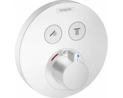 [401015] Термостат Hansgrohe ShowerSelect S, белый матовый, 15743700 +105730 ₽