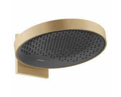 [401803] Верхний душ Hansgrohe Rainfinity 26230140, 36 х 36 см, 1 режим струи, с держателем, шлифованная бронза +162100 ₽