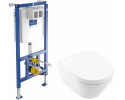 [415867] Инсталляция Villeroy&Boch с унитазом Architectura 4694 HR01, сиденье микролифт, комплект Santehnica.ru +75465 ₽