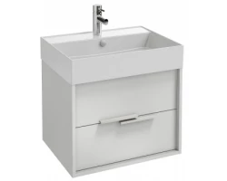 [441391] Тумба под раковину Jacob Delafon Vivienne 60 см, корпус белый глянцевый, фасад белый глянцевый, без ручек, EB1583-N18-N +49690 ₽
