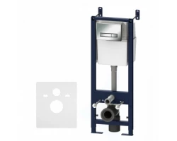 [464631] Инсталляция Am.Pm Start S, для унитаза с клавишей смыва глянцевый хром, I012703.0251 +21990 ₽