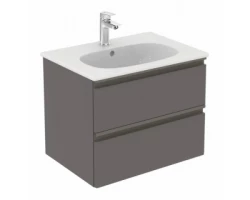 [465539] Тумба под раковину Ideal Standard Tesi 60 см, подвесная, серо-коричневый темный матовый, T0050PU +67731 ₽