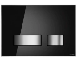 [479807] Клавиша смыва Cersanit Movi P-BU-MOV/Blg/Gl глянцевая, стекло, черный, 60184 +11990 ₽