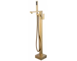 [508659] Смеситель Abber Daheim, напольный, золото матовое, AF8215G +56700 ₽