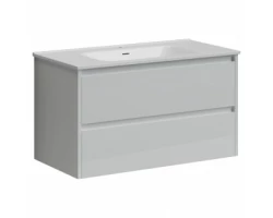 [550843] Тумба под раковину Sancos Libra 90, подвесная, белый глянец, LB90W +24900 ₽