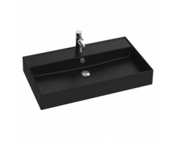 [554307] Раковина Jacob Delafon Vivienne 80 см, черная матовая, EXBI112-NGM +27330 ₽