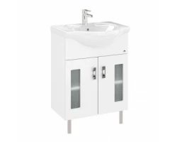 [586435] Тумба под раковину Onika Кристалл 60.18, белая, 106123 +6690 ₽