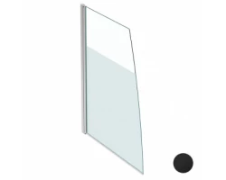 [614827] Шторка на ванну Jacob Delafon Serenity 145 x 90 см, матовое стекло, профиль черный, E4933-BL +29900 ₽