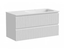 [641134] Тумба под раковину Sancos Snob R 100 см подвесная, правая, Bianco, SNR100RW +26700 ₽