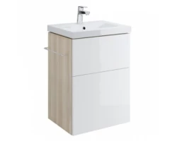 [126875] Тумба под раковину Cersanit SMART 60 ясень, серый +7805 ₽