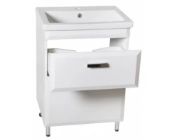 [265769] Тумба под раковину Style Line Лотос 60 CC-00000374 Люкс Plus, 60 см, напольная, белая +13608 ₽