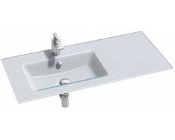 [284707] Раковина двойная стеклянная Jacob Delafon Vox EB2100-DD4, 140 х 46 см, коричневая глянцевая +125990 ₽