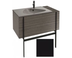 [297653] Тумба под раковину Jacob Delafon Nouvelle Vague 100 EB3031-274, с выступом, цвет - черный глянцевый +197240 ₽