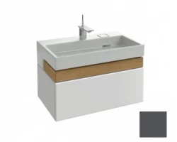 [299461] Тумба под раковину Jacob Delafon Terrace 80 EB1186-442, цвет - серый антрацит глянцевый +164340 ₽