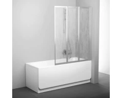 [308579] Шторка на ванну Ravak VS3 115, профиль сатин, витраж полистирол рейн, 795S0U0041 +24840 ₽