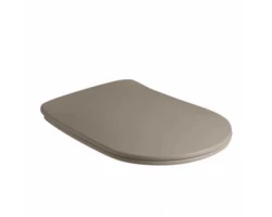 [312676] Сиденье для унитаза Kerasan Nolita 539181 SLIM быстросъемное, цвет Nocciola, петли хром с микролифтом +24320 ₽
