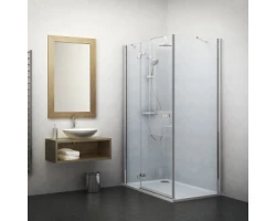 [319127] Душевой уголок Roth Elegant Line 110 х 100 см, левая дверь, стекло прозрачное +91486 ₽