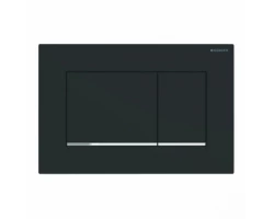 [323340] Кнопка смыва Geberit Sigma Type 30 115.883.14.1 черный матовый хром глянцевый +25688 ₽