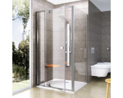 [334499] Душевой уголок Ravak Pivot PDOP2+PPS, 120 х 90 см, профиль сатин, витраж транспарент, 03GG0U00Z1/90G70U00Z1 +96210 ₽
