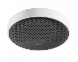 [335610] Верхний душ Hansgrohe Rainfinity 26229700 EcoSmart, 25 х 25 см, 1 режим струи, без держателя, белый матовый +102820 ₽