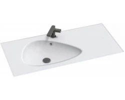 [340034] Стеклянная раковина Jacob Delafon Odeon Rive Gauche EB2565-DE2, 120 см, черный, матовый +5850 ₽