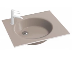 [363109] Раковина Am.Pm Inspire 2.0 M50AWPX0801WG искусственный мрамор, 80 см, с переливом +93680 ₽