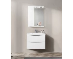 [346156] Зеркальный шкаф BelBagno Marino MARINO-SPC-600/750-1A-BL-P-L/R, 60 х 75 см, левый/правый, с LED-подсветкой, Bianco Luci +12558 ₽