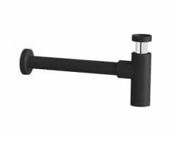 [361468] Сифон в стену Gustavsberg GB41109938 53 6.5 x 34.9 x 23.8 см для раковины, черный матовый +7280 ₽