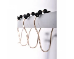 [519051] Кольца для карниза Ridder, сталь, комплект 12 шт., с черными шариками, 49560 +1643 ₽