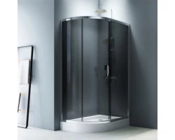[532907] Душевой уголок Am.Pm Like Solo Slide 120 x 80 см, профиль матовый хром, стекло тонированное, W83G-302U120CG64 +53290 ₽