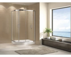 [548851] Душевой уголок Cezares 120 х 100 см, профиль хром, стекло прозрачное, ECO-O-RH-2-120/100-C-Cr +34610 ₽