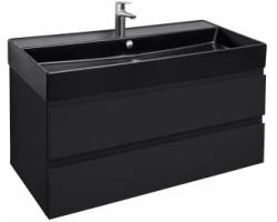 [630583] Тумба под раковину Jacob Delafon Madeleine, 100 см, черная матовая, EB1318-J53 +52980 ₽