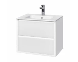 [130904] Тумба под раковину Акватон Римини New 60 см, белый глянец, 1A226601RN010 +31860 ₽