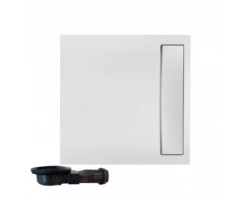 [184548] Поддон Jacob Delafon Flight Neus, 80 x 80 см, белый, E66510-00 + слив, диаметр 90 мм, E9A1364-CP +26152 ₽