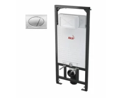 [189659] Система инсталляции AlcaPlast SET 3 v 1 AM101/1120-0001 с клавишей M71 хром +21009 ₽