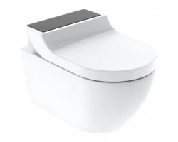 [287457] Электронный унитаз Geberit AquaClean Tuma Comfort 146.294.SJ.1 с крышкой-биде, панель черное стекло +257070 ₽