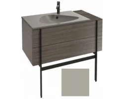 [297657] Тумба под раковину Jacob Delafon Nouvelle Vague 100 EB3031-G72, с выступом, цвет - белая глина глянцевый +197240 ₽