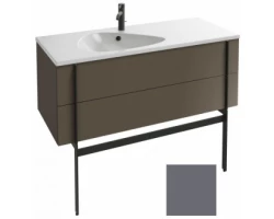 [298472] Тумба под раковину Jacob Delafon Nouvelle Vague 120 EB3035-G1F, 2 ящика, цвет - насыщенный серый глянцевый +188600 ₽