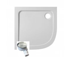 [300304] Поддон Jacob Delafon Flight, 80 x 80 см, с антискользящим покрытием, белый, E62443-F-00 + сифон, диаметр 90 мм, E78161- +31086 ₽