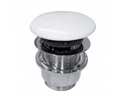 [312679] Донный клапан для раковин Kerasan Nolita 923301, покрытие керамика, без перелива, цвет белый глянцевый +6326 ₽